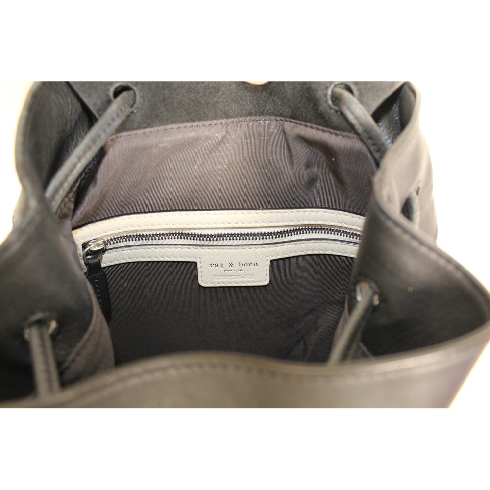 Rag & Bone Pilot Backpack in Black Pebbled Leather - Picture 6 of 10